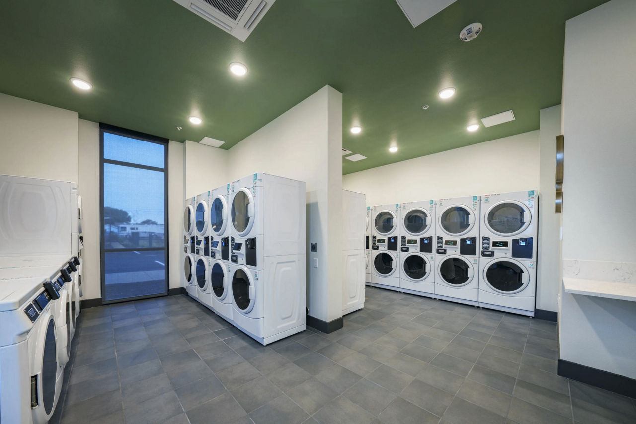 Laundry room at Anton Viridian