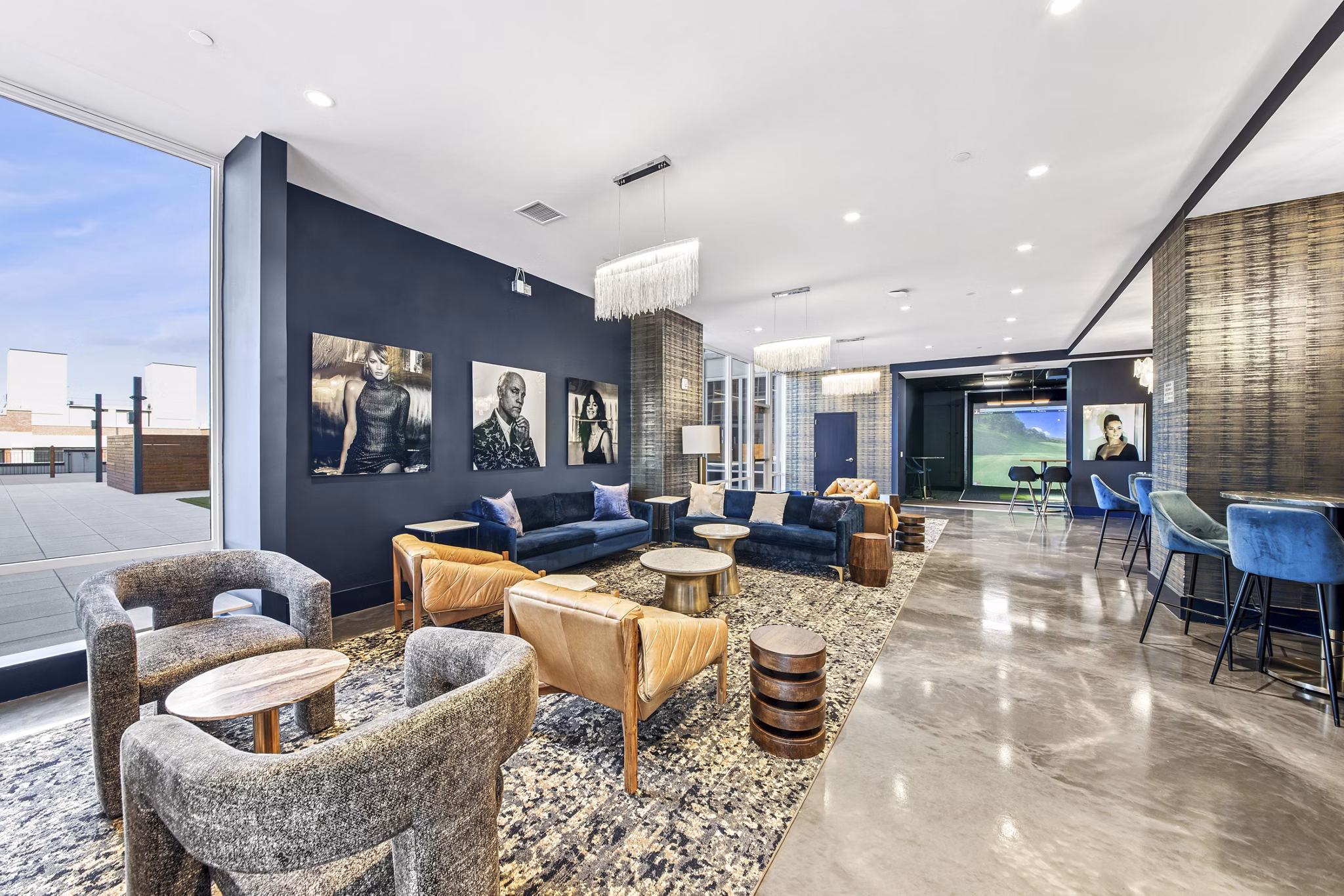 clubhouse at Hudson House East Apartments 