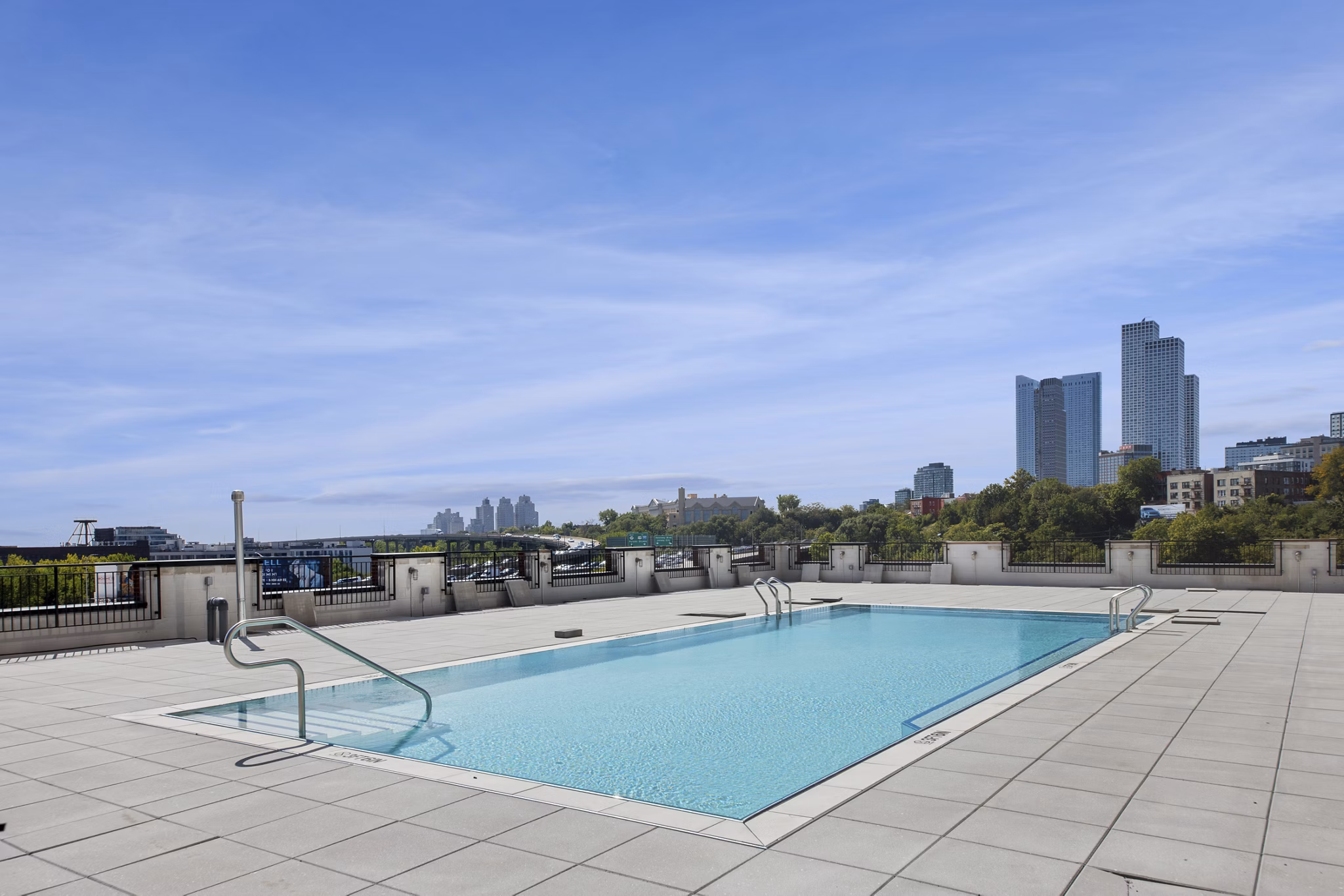 pool at Hudson House East Apartments 