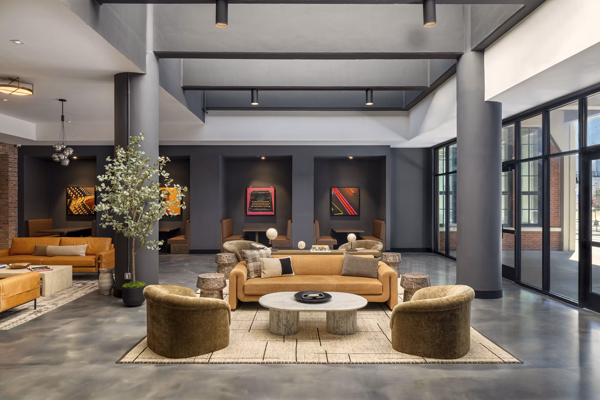 Clubhouse/Lobby at Radio Lofts Apartments