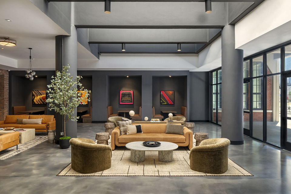 Clubhouse/Lobby at Radio Lofts Apartments