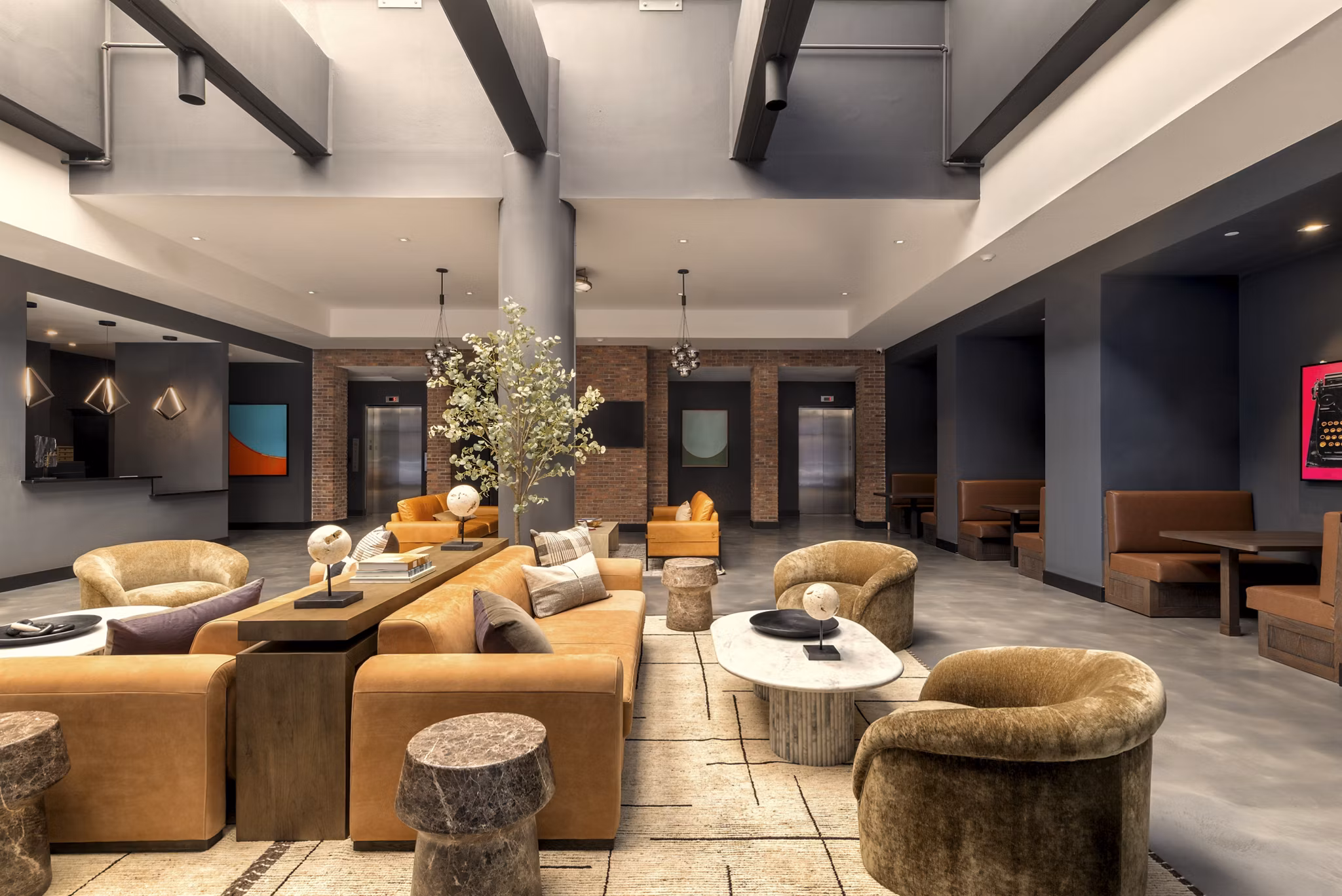 Clubhouse/Lobby at Radio Lofts Apartments
