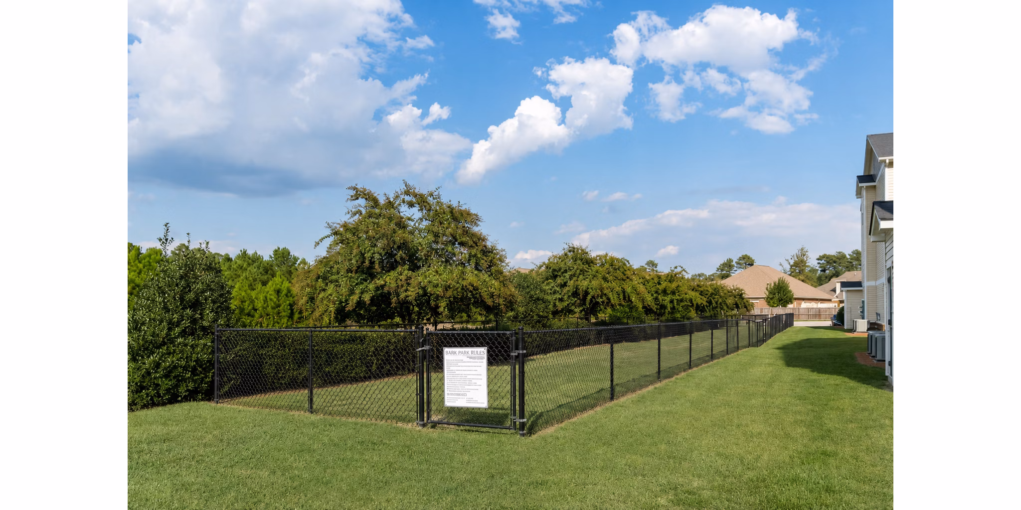 dog park at Bristol Park Apartments 