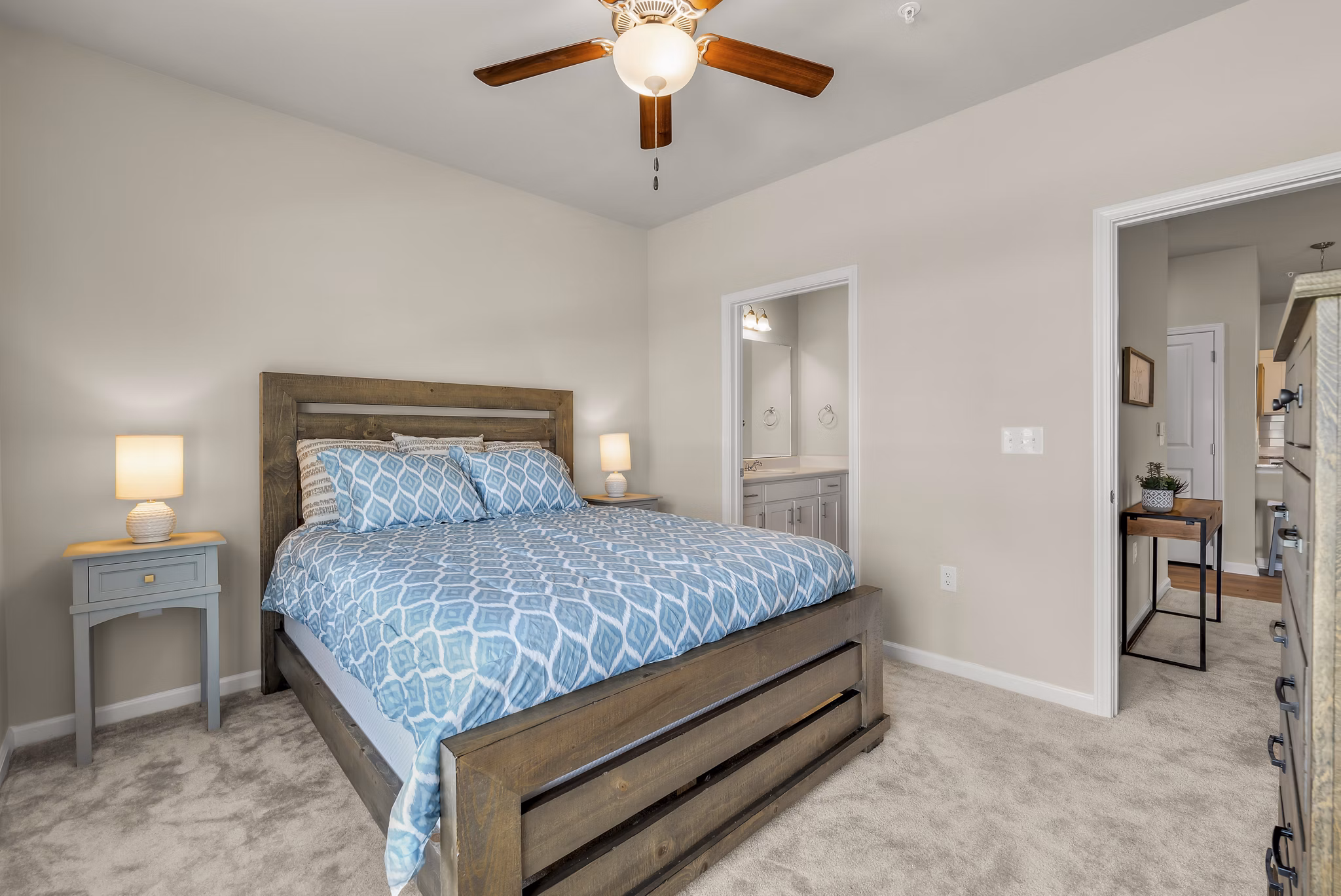Bedroom at Sunscapes Apartments