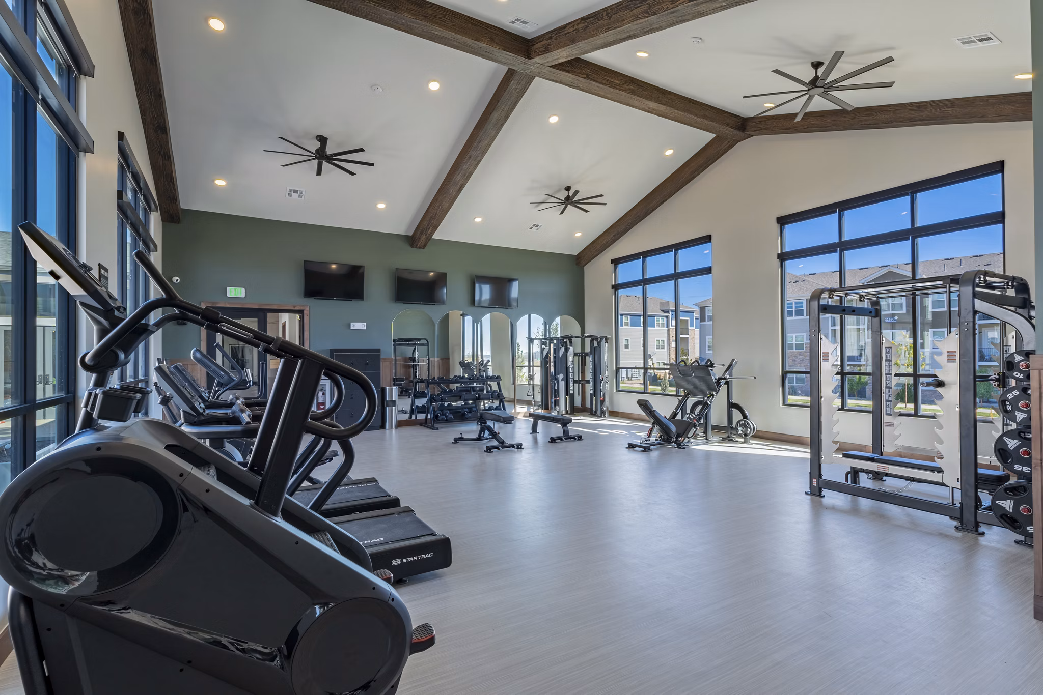 Fitness Center at Wadsworth Junction Apartments