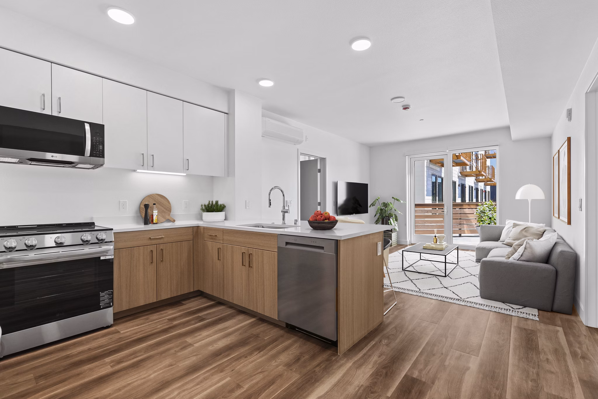 Kitchen at Delaware Apartments
