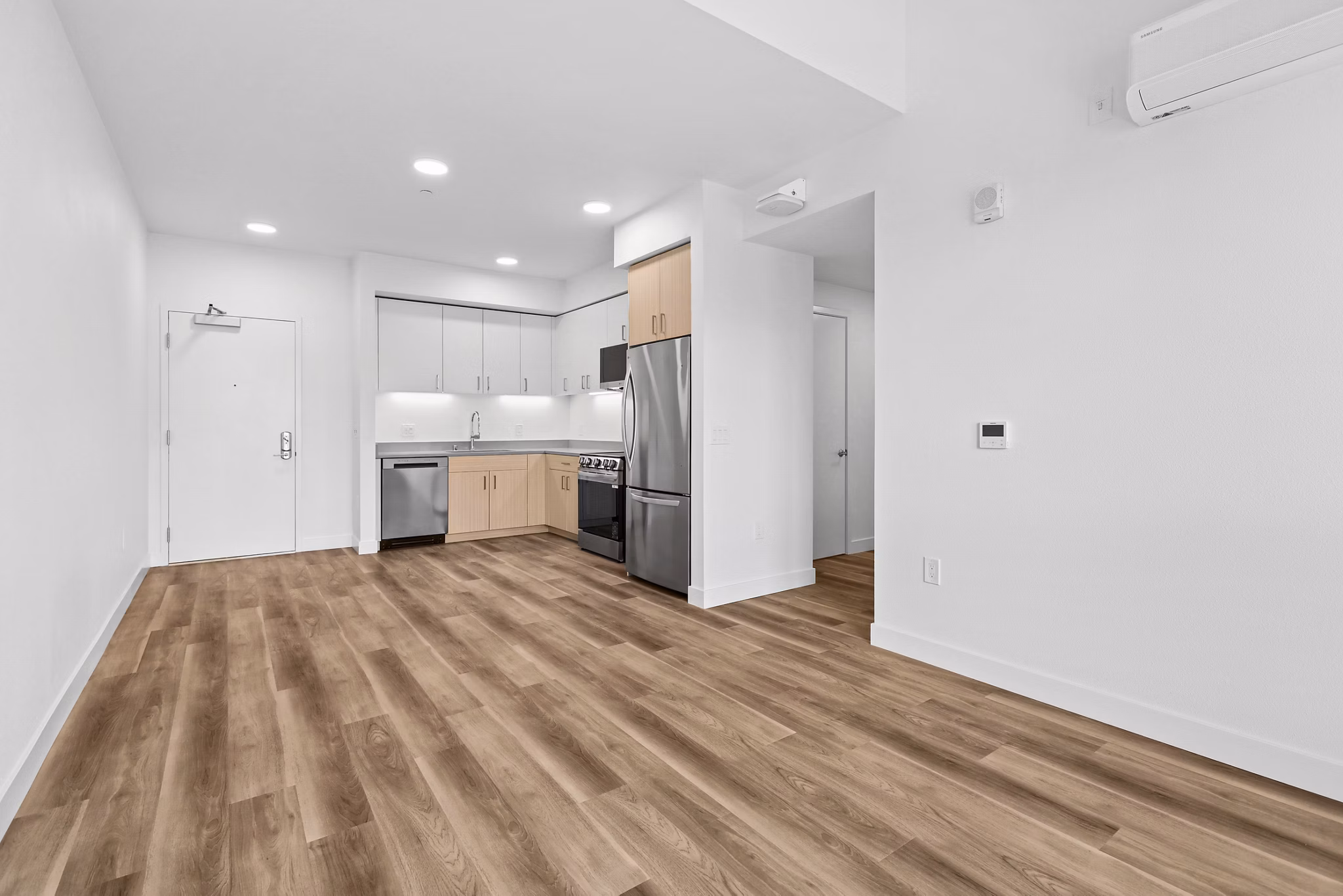 Living Room at Delaware Apartments