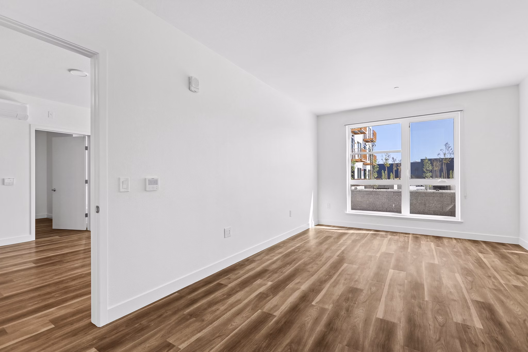 Living Room at Delaware Apartments