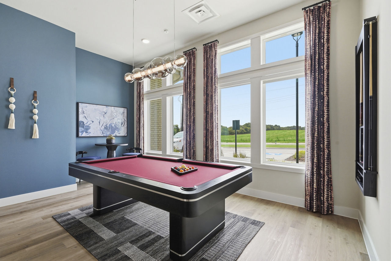 Game room at The Breckyn
