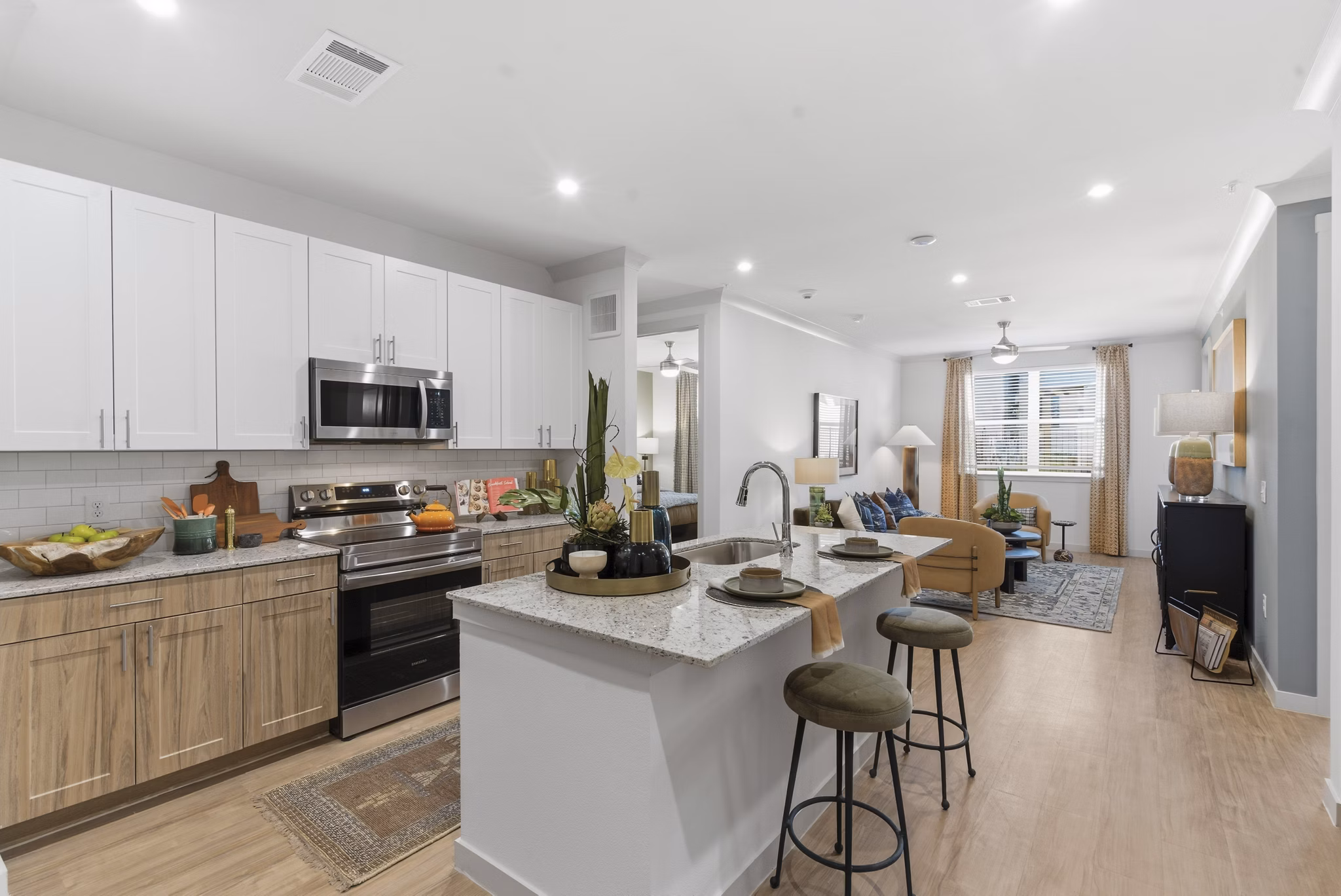 kitchen at The Breckyn Apartments 