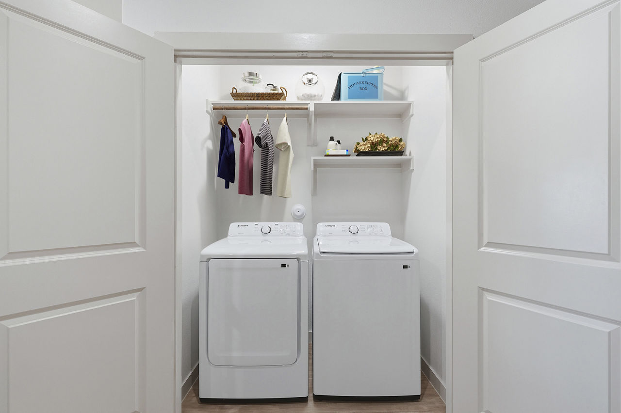 Laundry room at The Breckyn