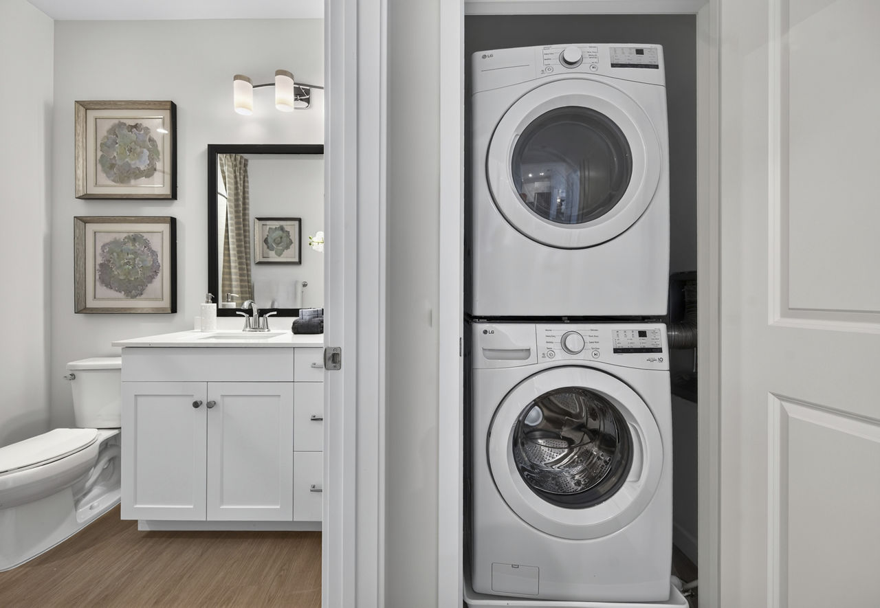 Laundry room at The Belstead North Attleborough