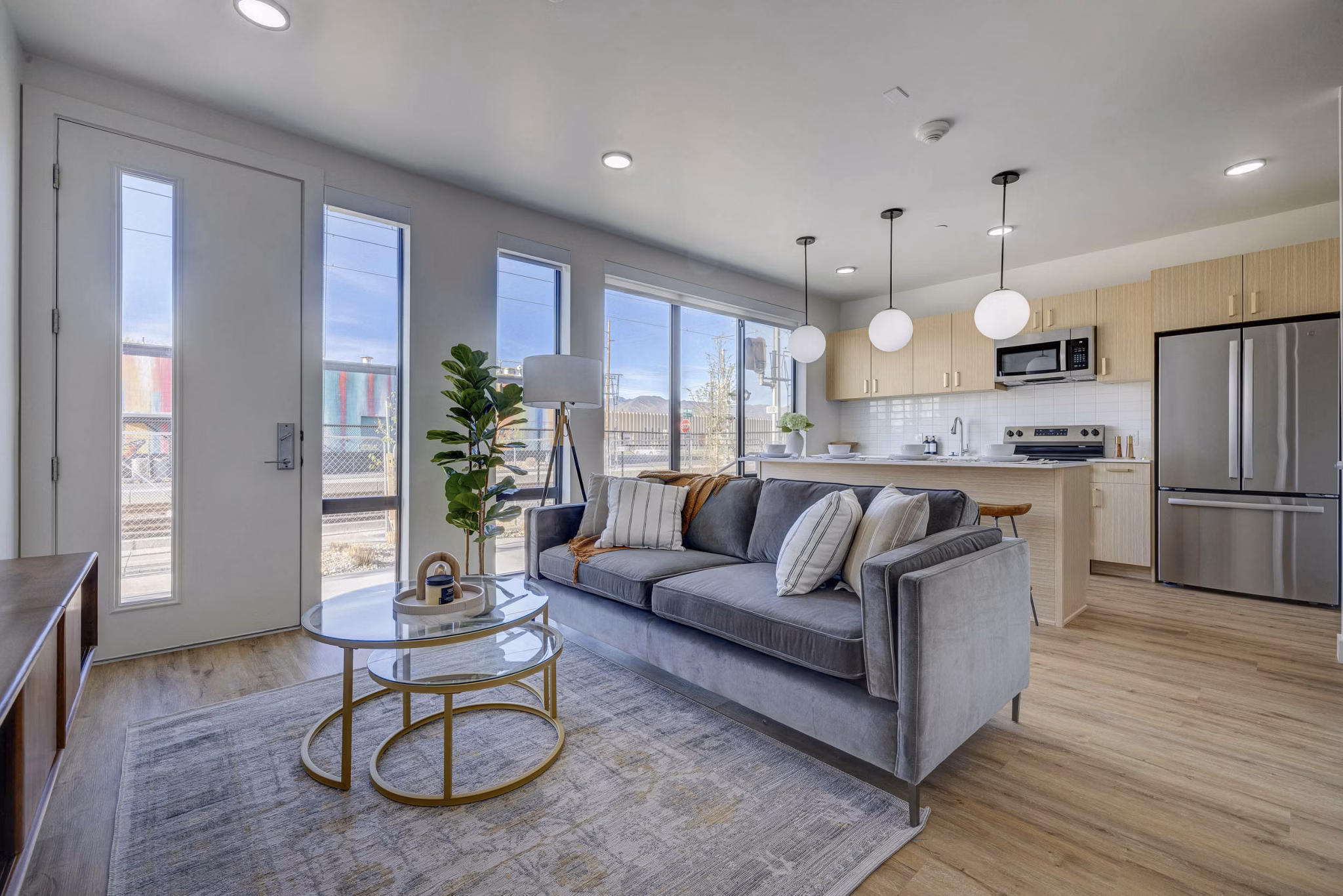 living room at 330 Belhaven Apartments 