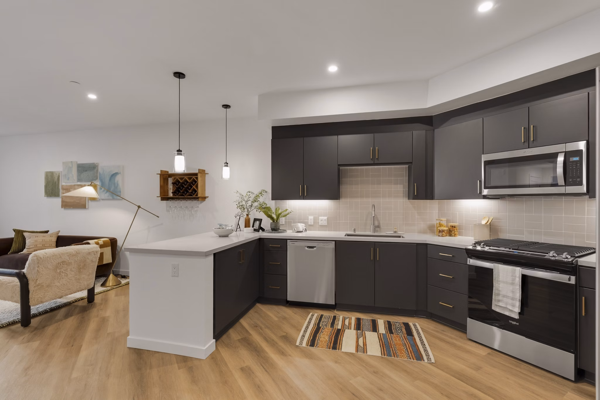 Kitchen at Gable House Apartments
