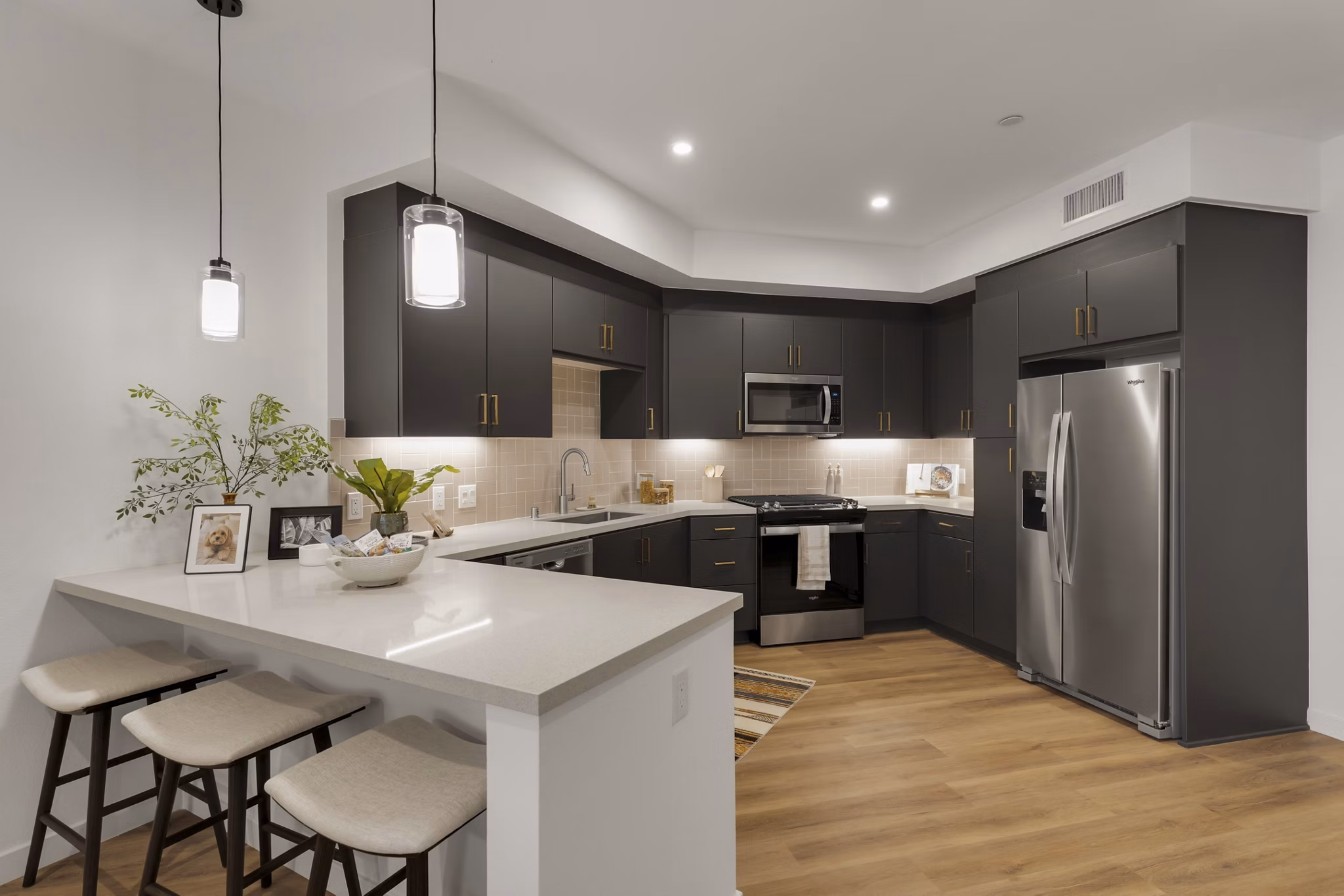 Kitchen at Gable House Apartments