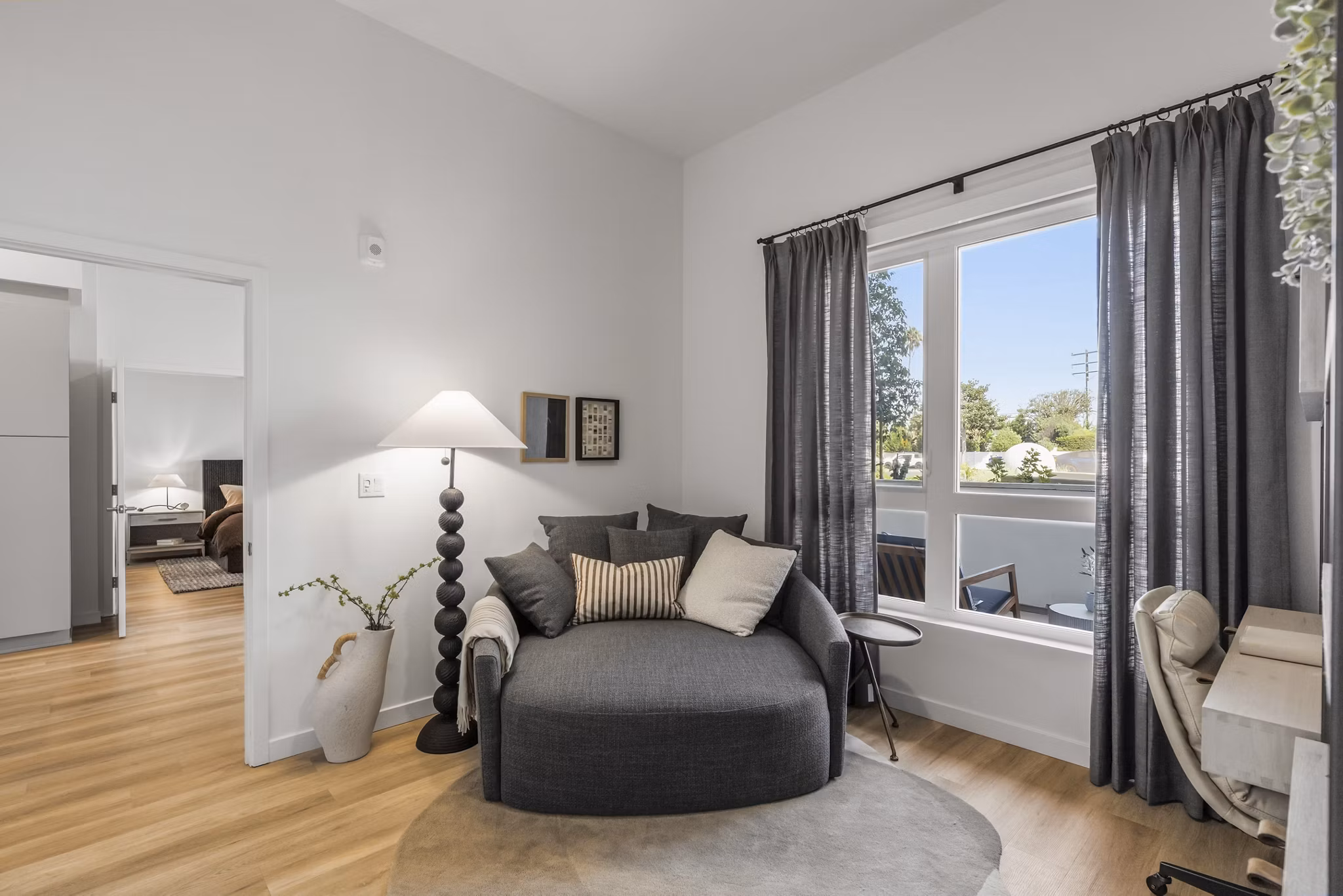 Living Room at Gable House Apartments