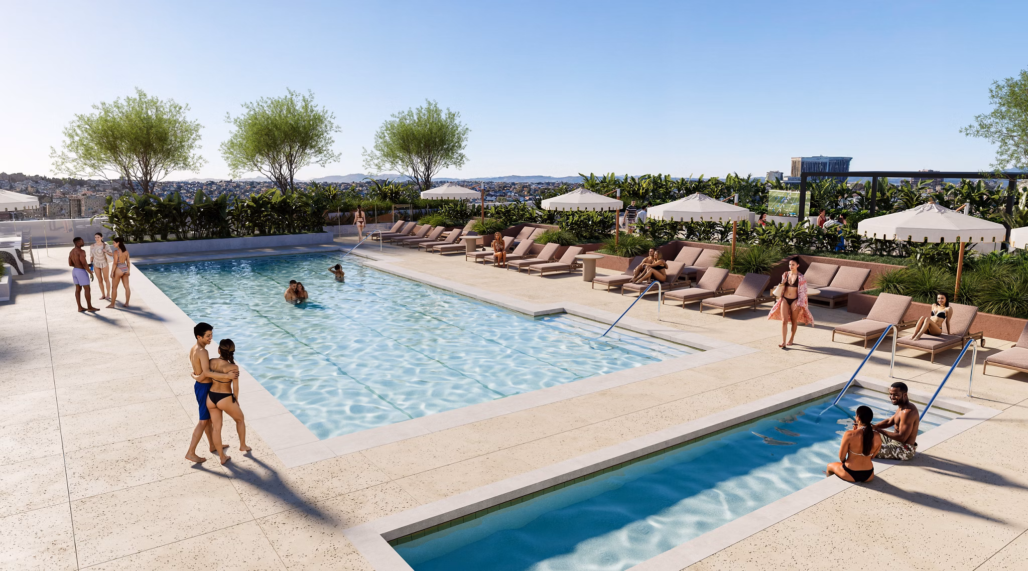 pool at Gable House Apartments 