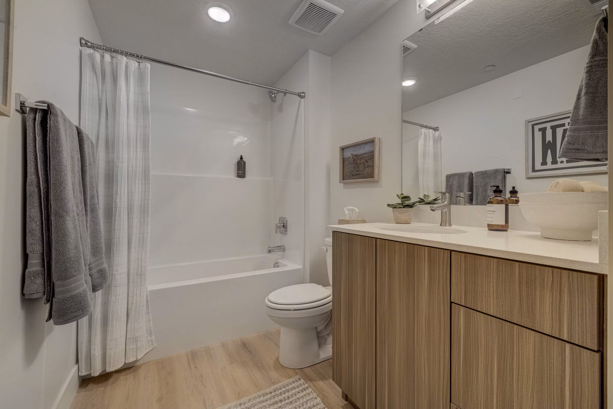 Bathroom at The Everly Apartments