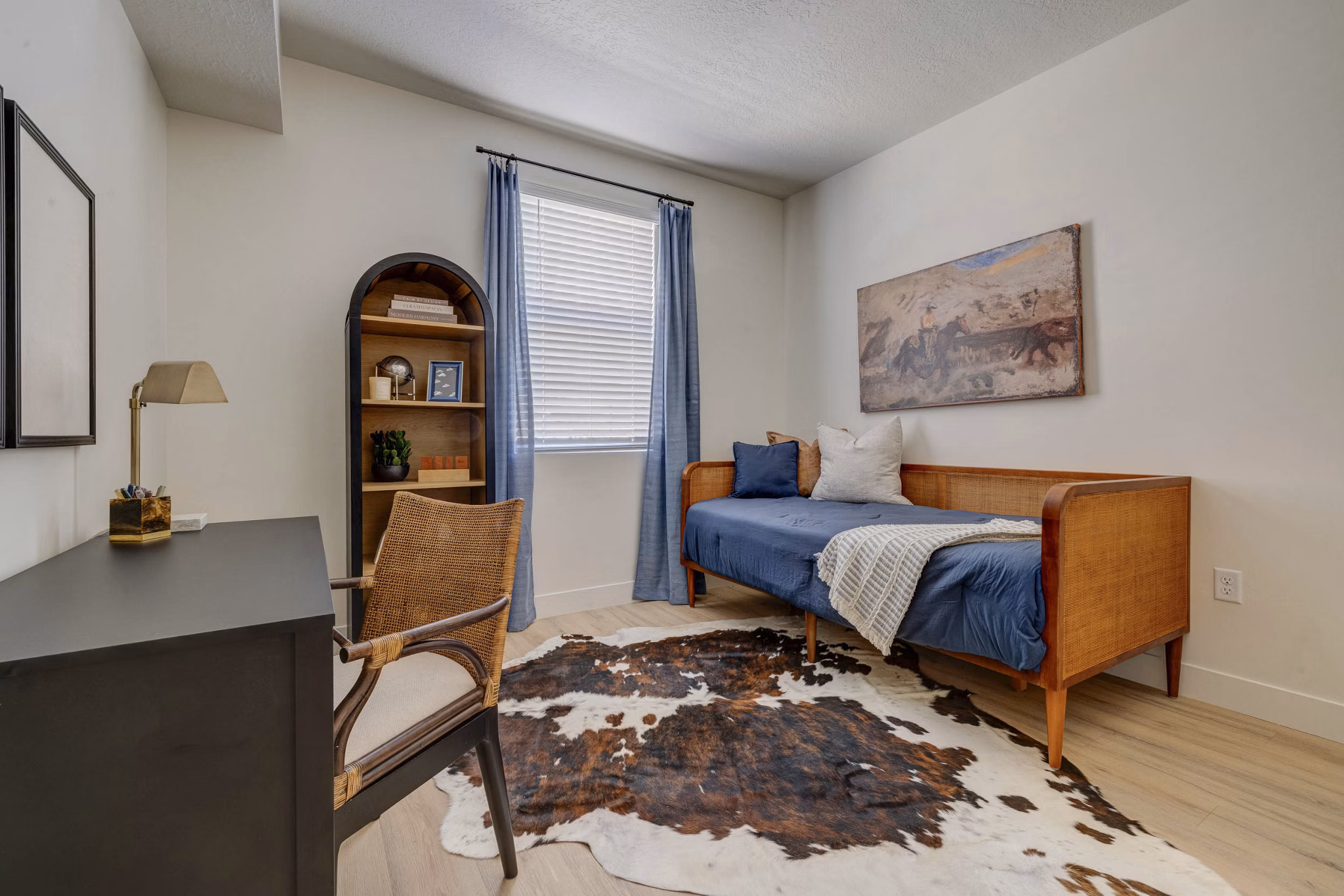 Living Room at The Everly Apartments