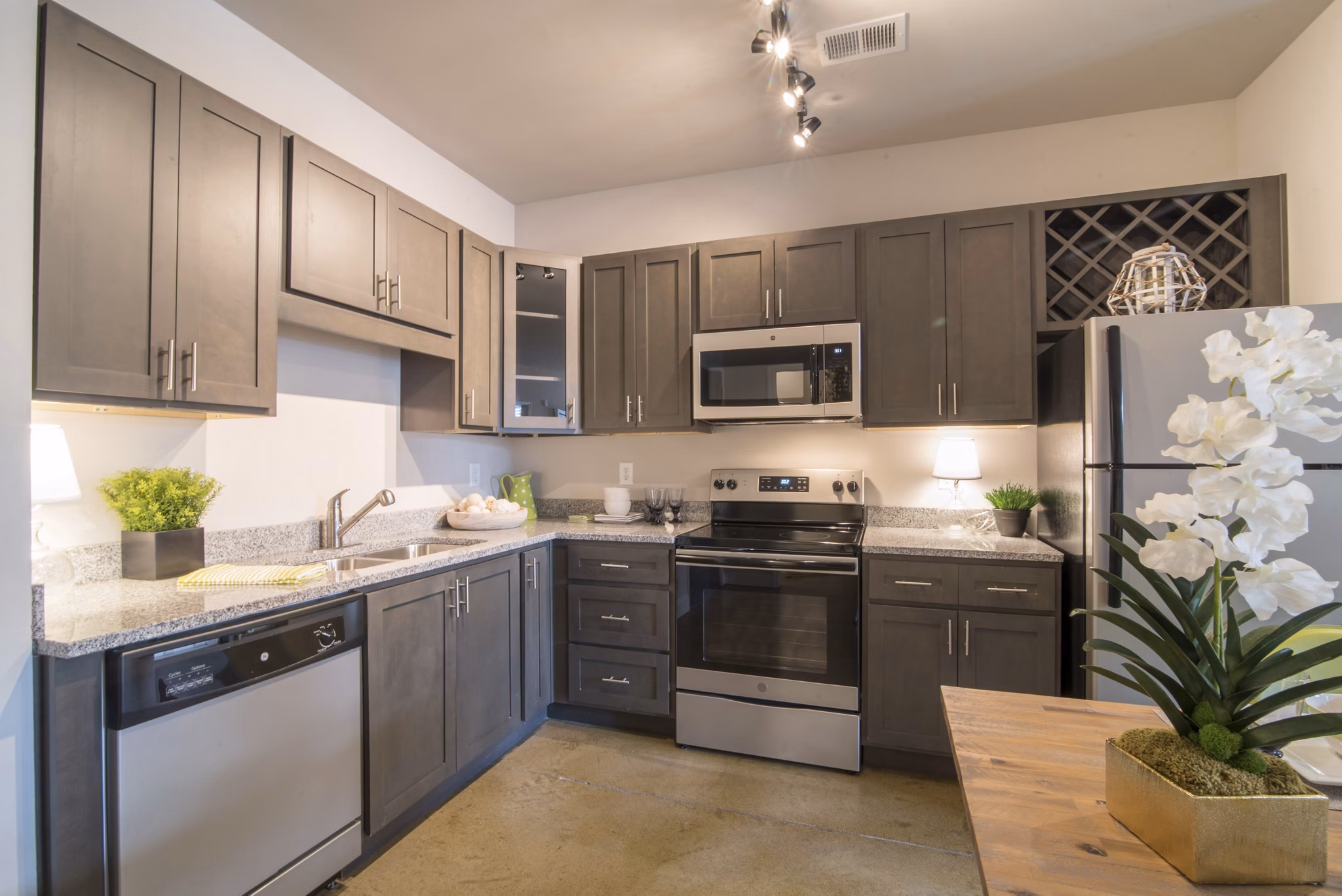 kitchen at SeaPath on 67th Apartments