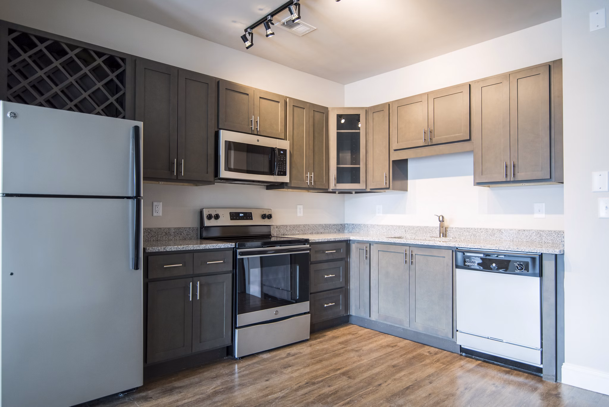 kitchen at SeaPath on 67th Apartments