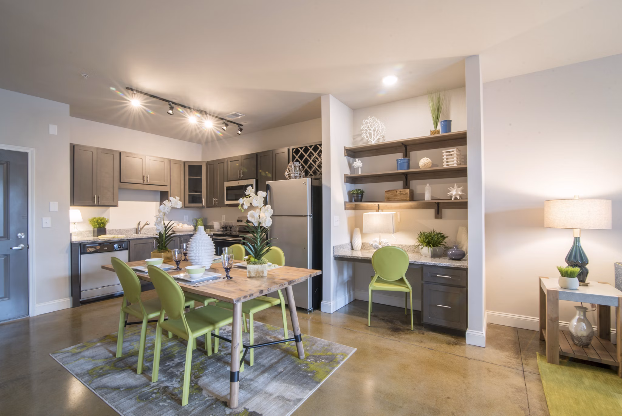 kitchen at SeaPath on 67th Apartments