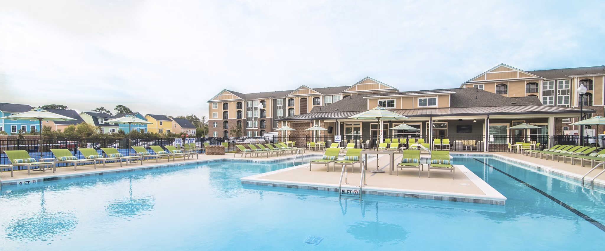 pool at SeaPath on 67th Apartments