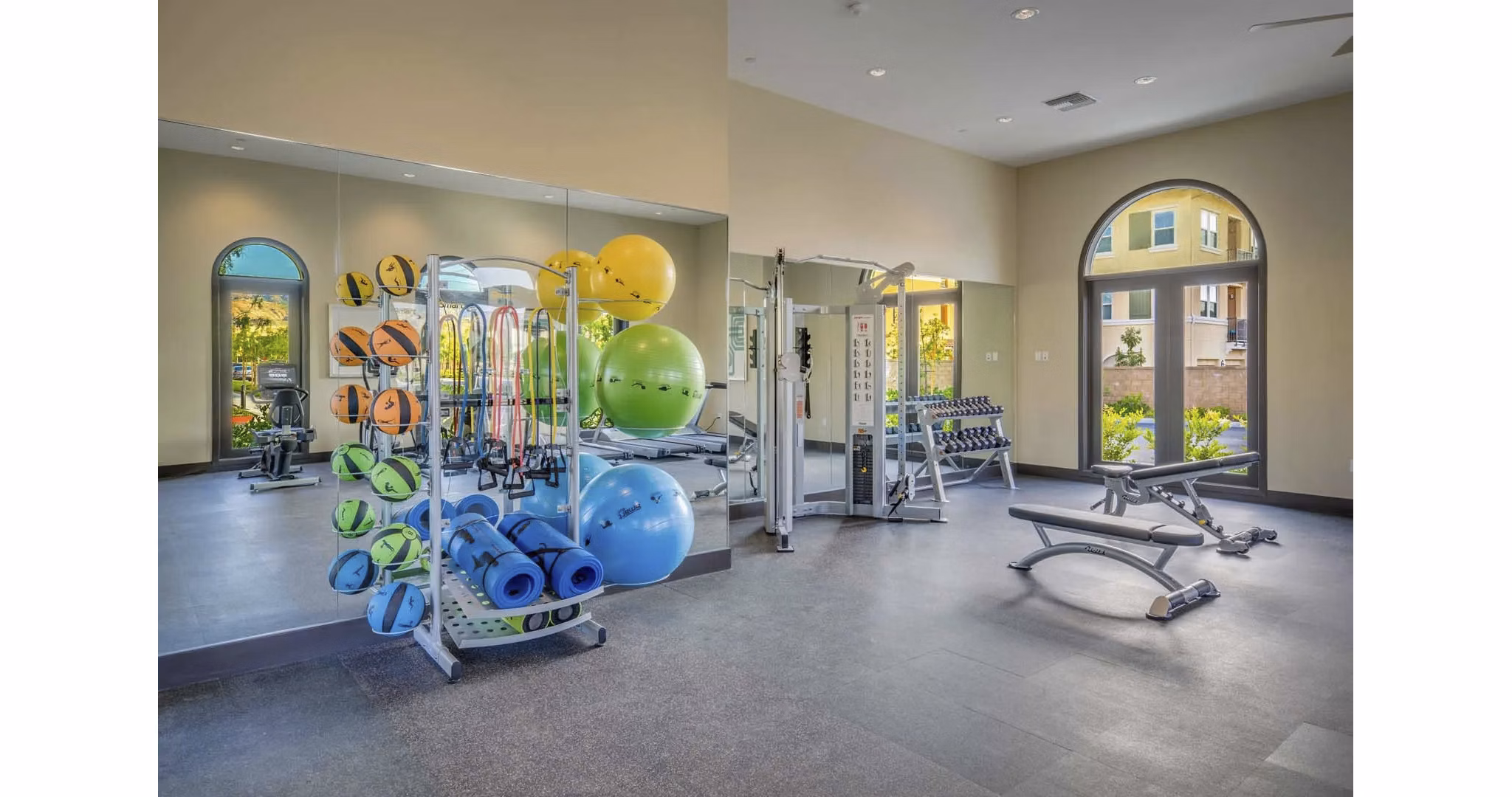 Fitness Center at Anton Portola Apartments