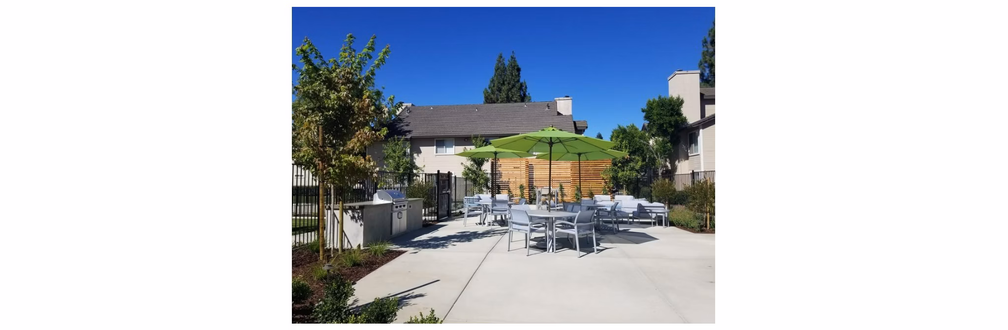 Patio at Chardonnay Apartments