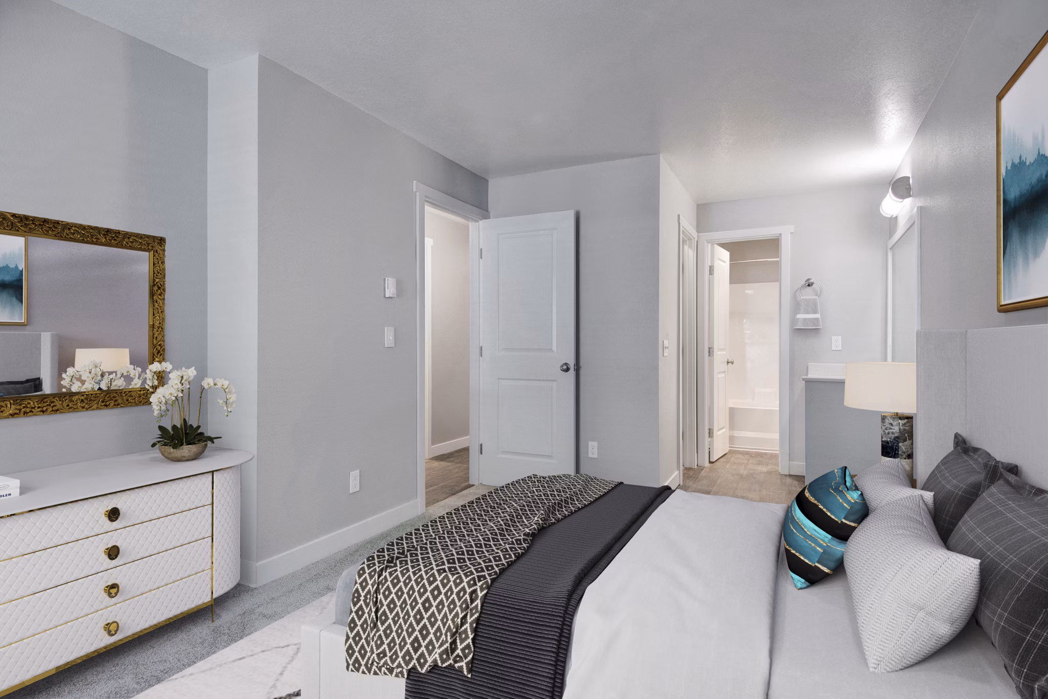 Bedroom at Arbor Creek Apartments