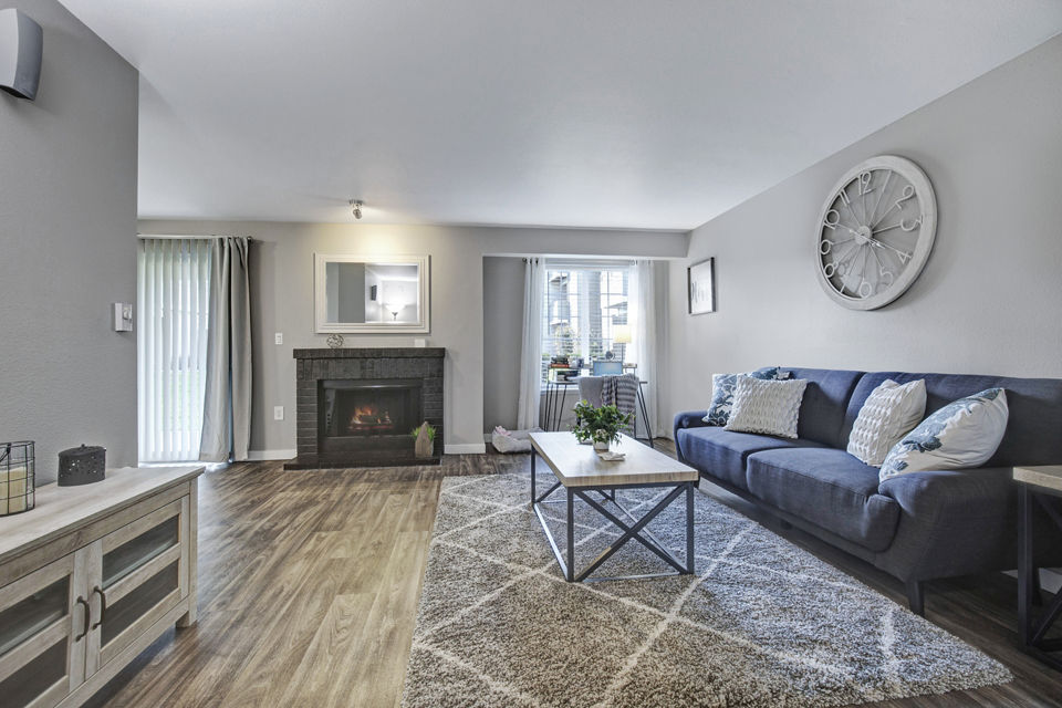 living room at Beaumont Grand Apartment Homes Apartments 