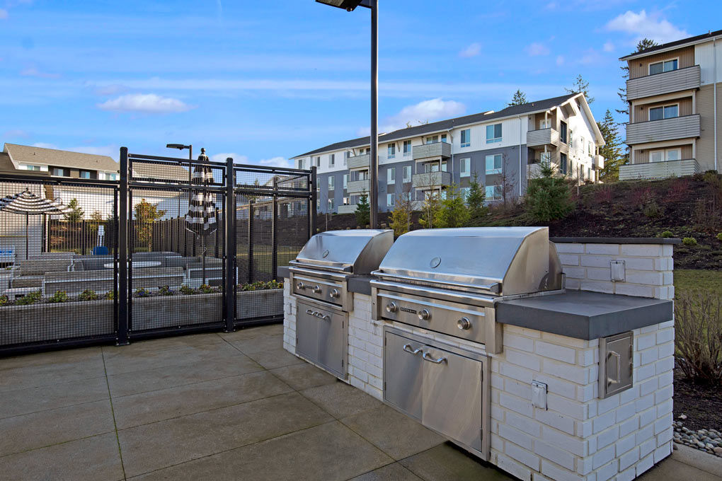 Grill area at Martingale Apartments