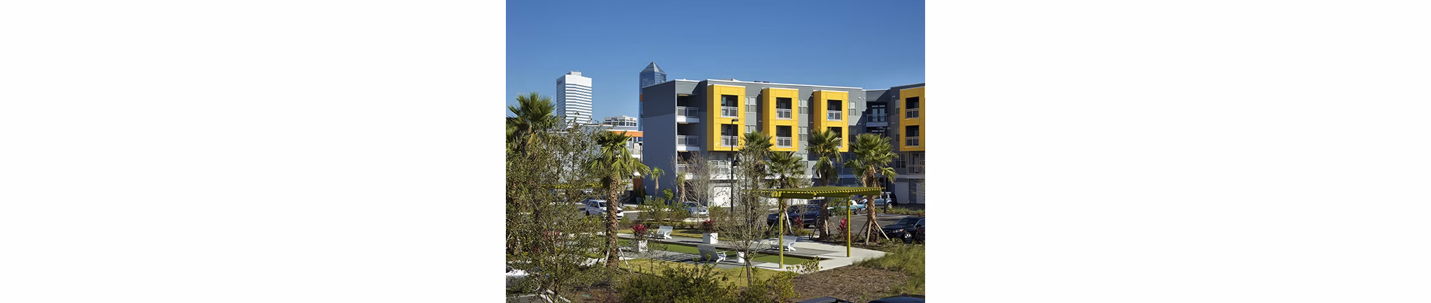building at Brooklyn Riverside Apartments