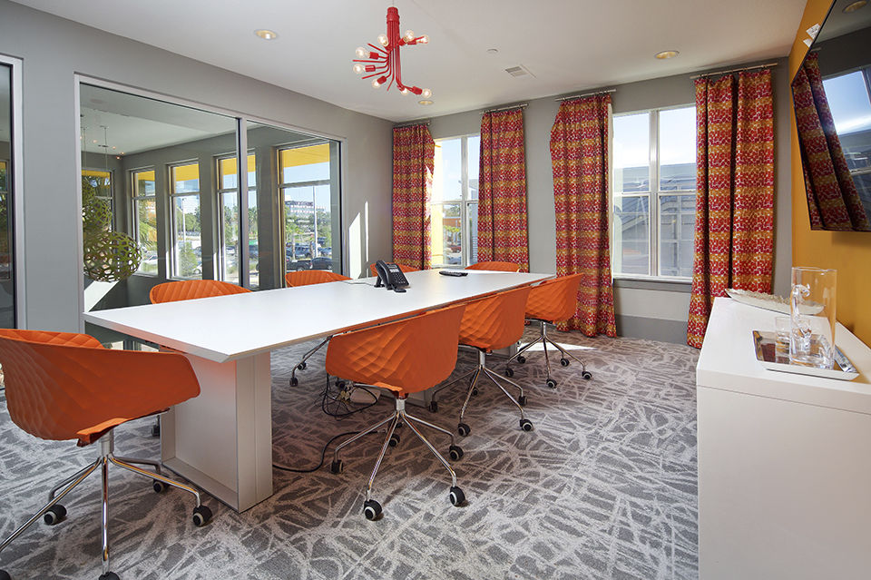 Work space at Brooklyn Riverside