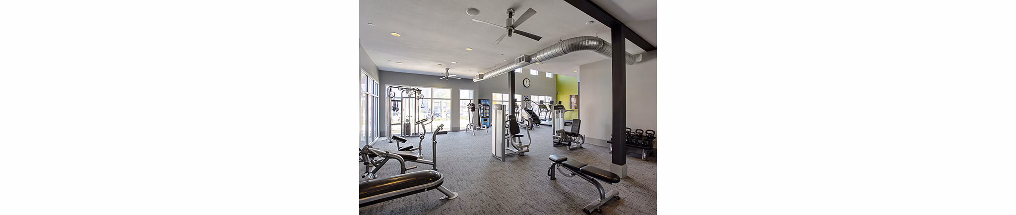 fitness center at Brooklyn Riverside Apartments