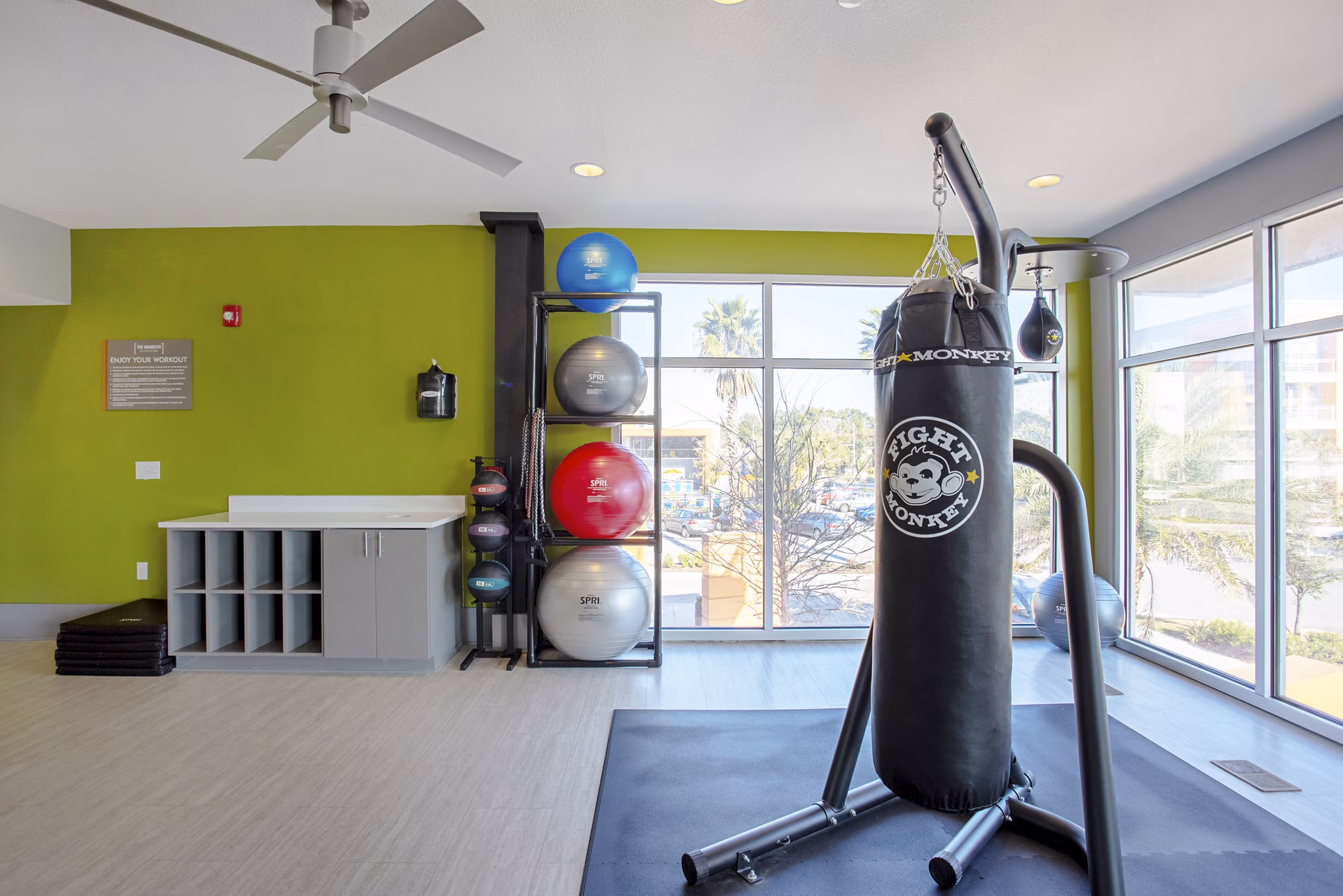 fitness center at Brooklyn Riverside Apartments