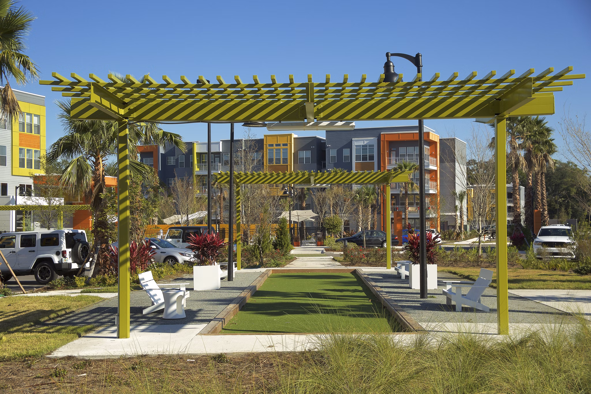 recreational area at Brooklyn Riverside Apartments