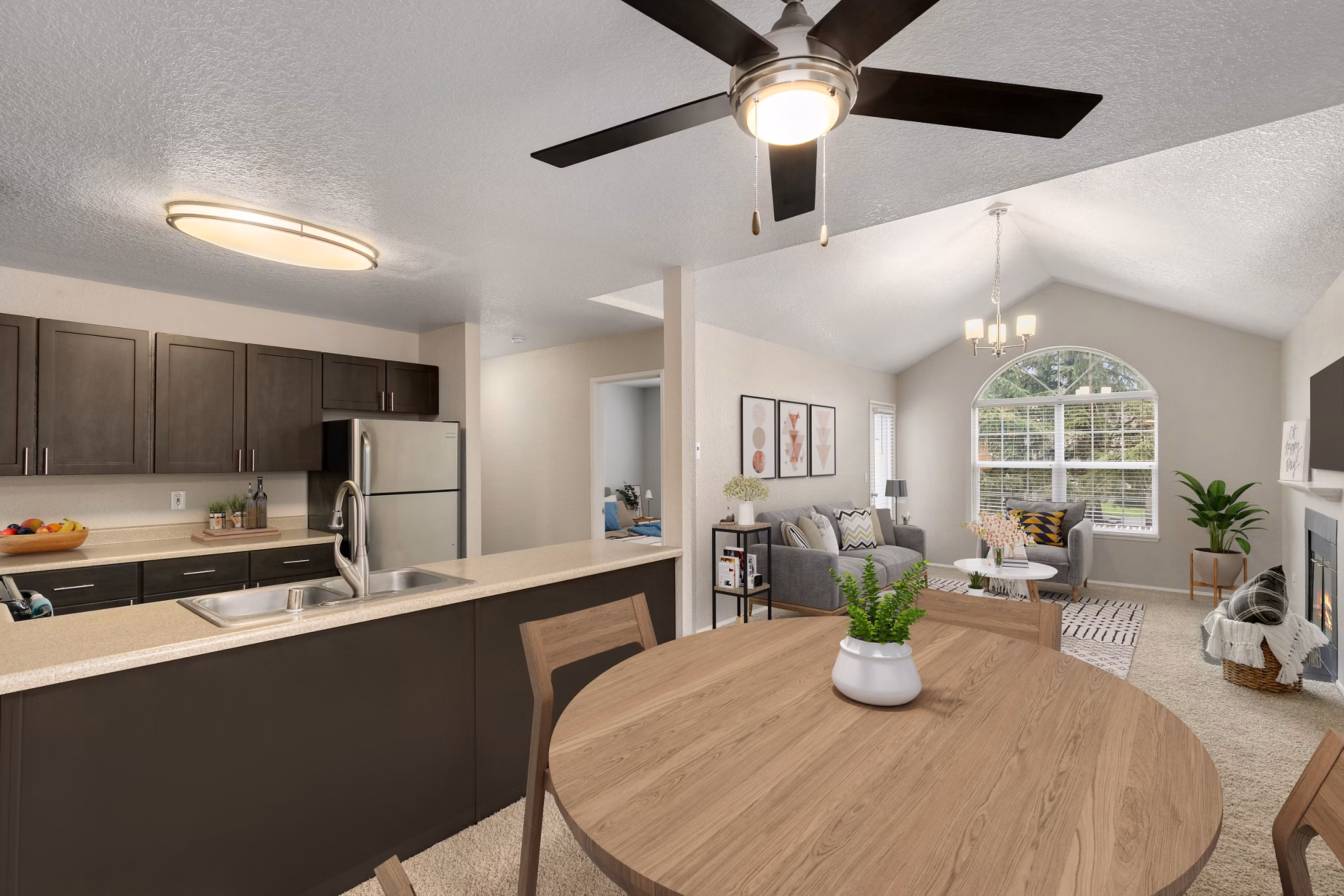 Dining Room at Carriage Park Apartments