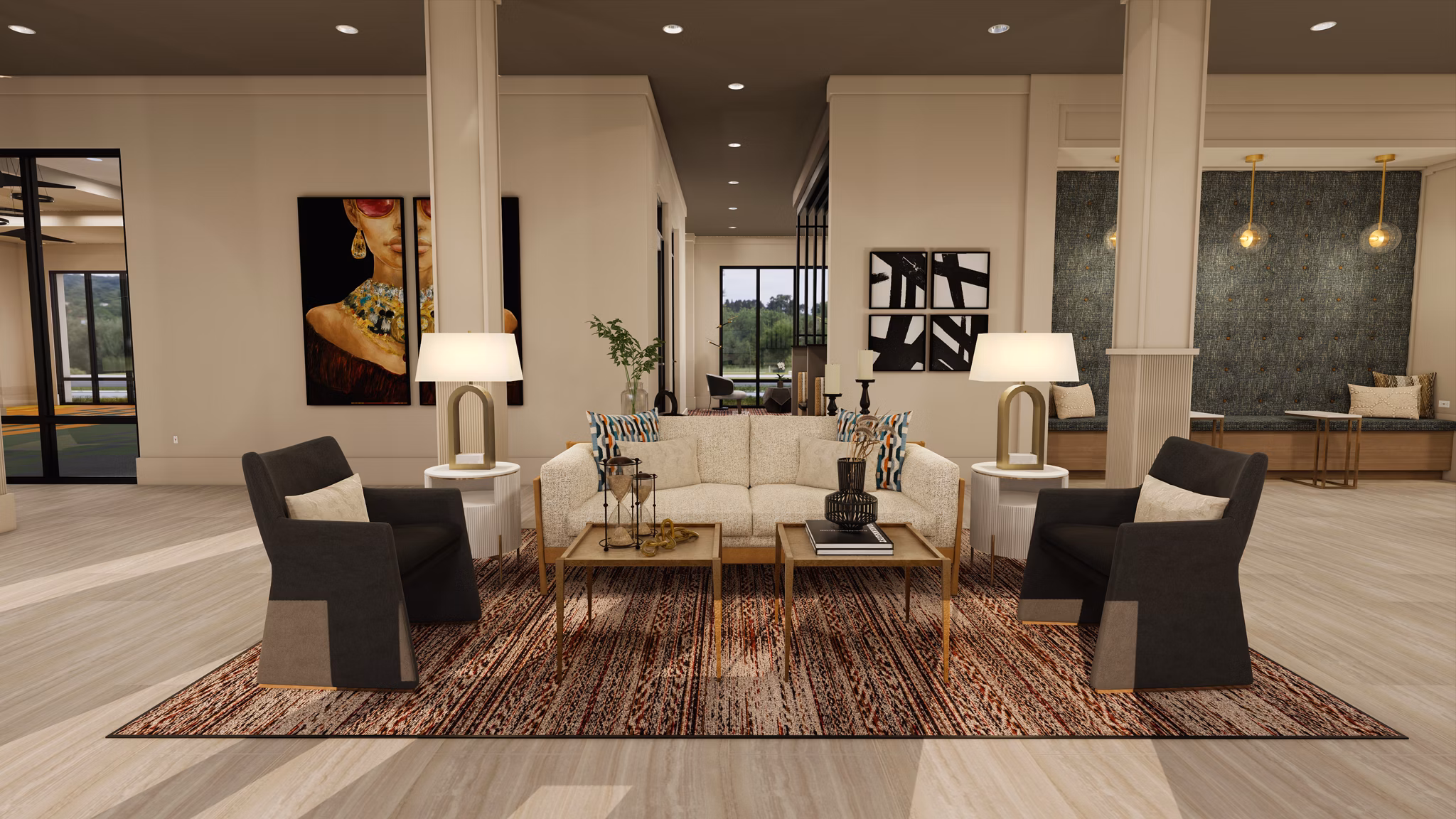 Rendering for Main Street Vista Apartments