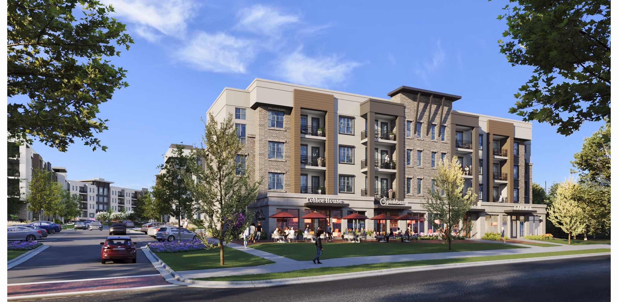 Rendering for Main Street Vista Apartments