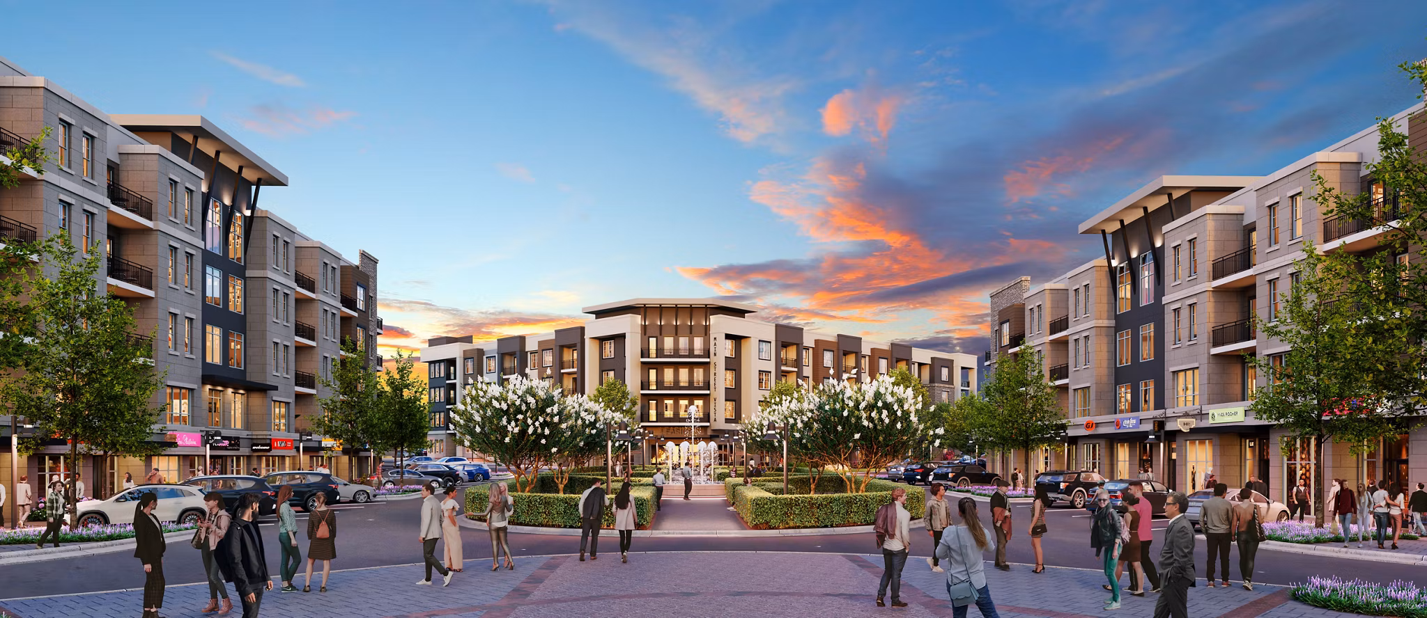 Rendering for Main Street Vista Apartments