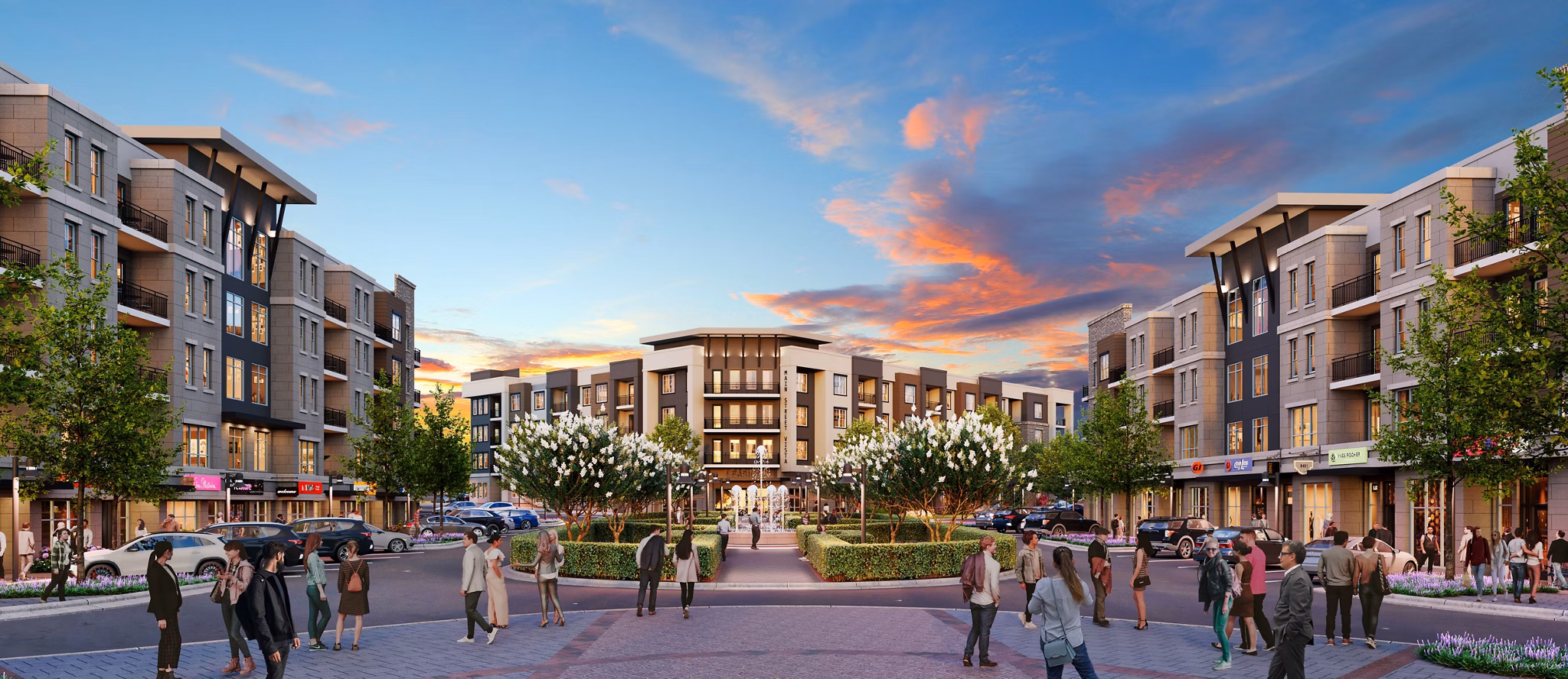 Rendering for Main Street Vista Apartments
