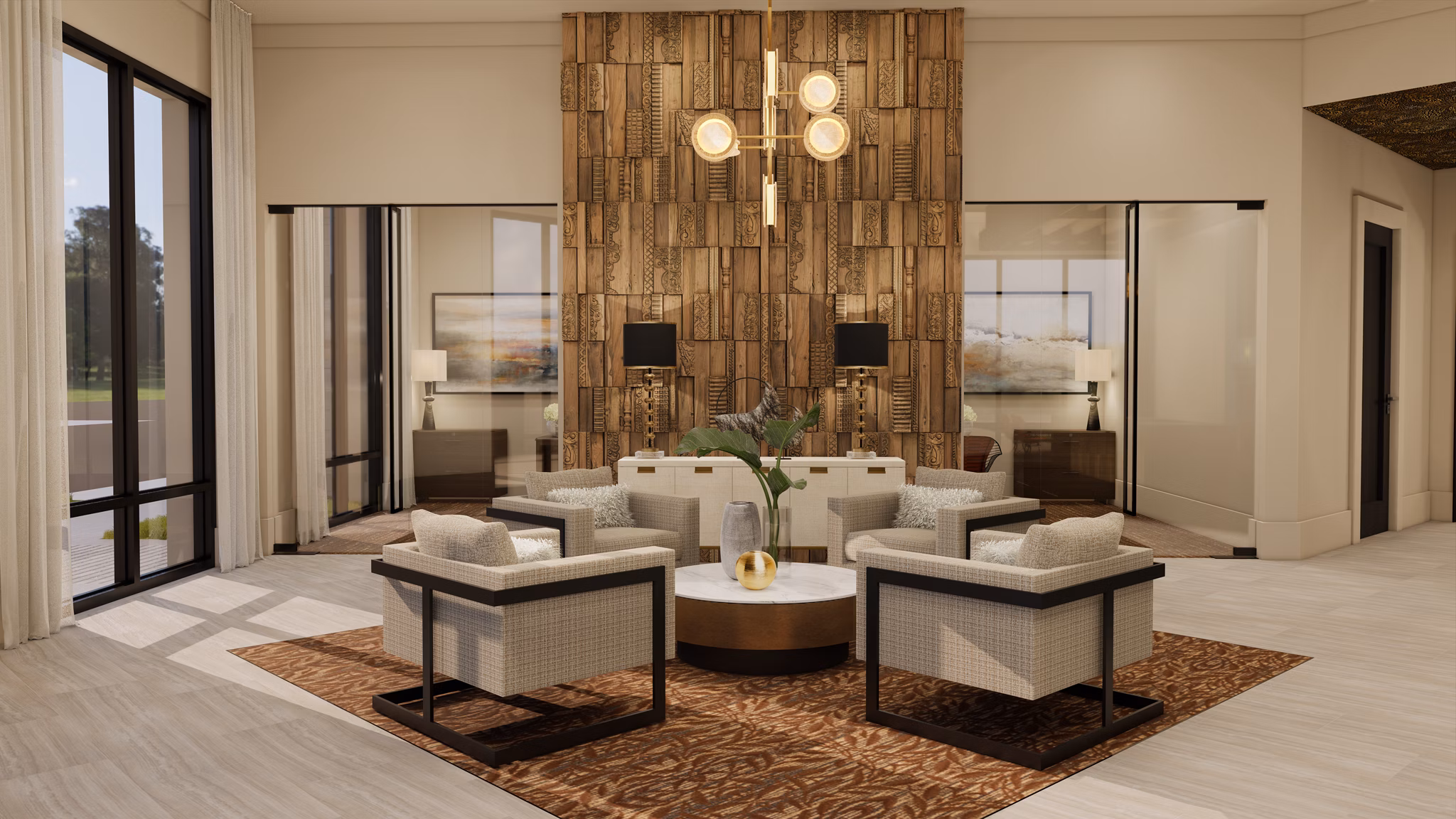 Rendering for Main Street Vista Apartments