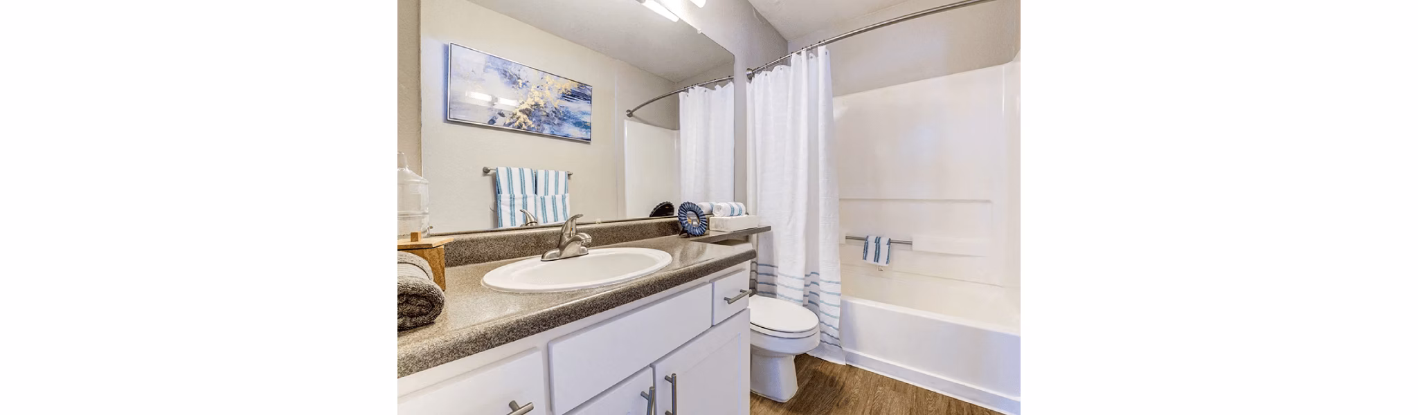 bathroom at Kirker Creek Apartments
