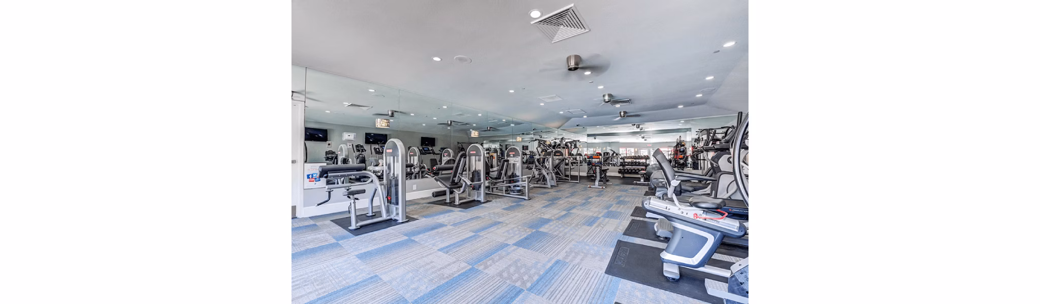fitness center at Kirker CreekApartments