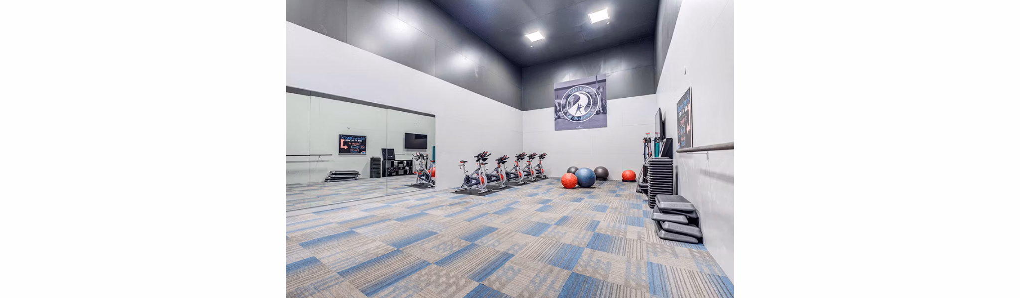 fitness center at Kirker CreekApartments