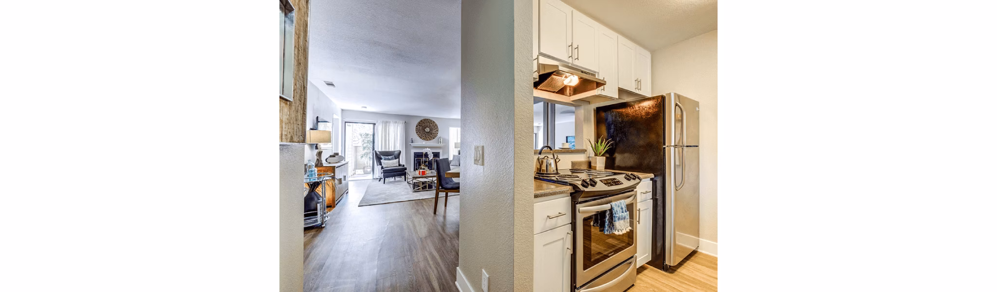 kitchen at Kirker Creek Apartments