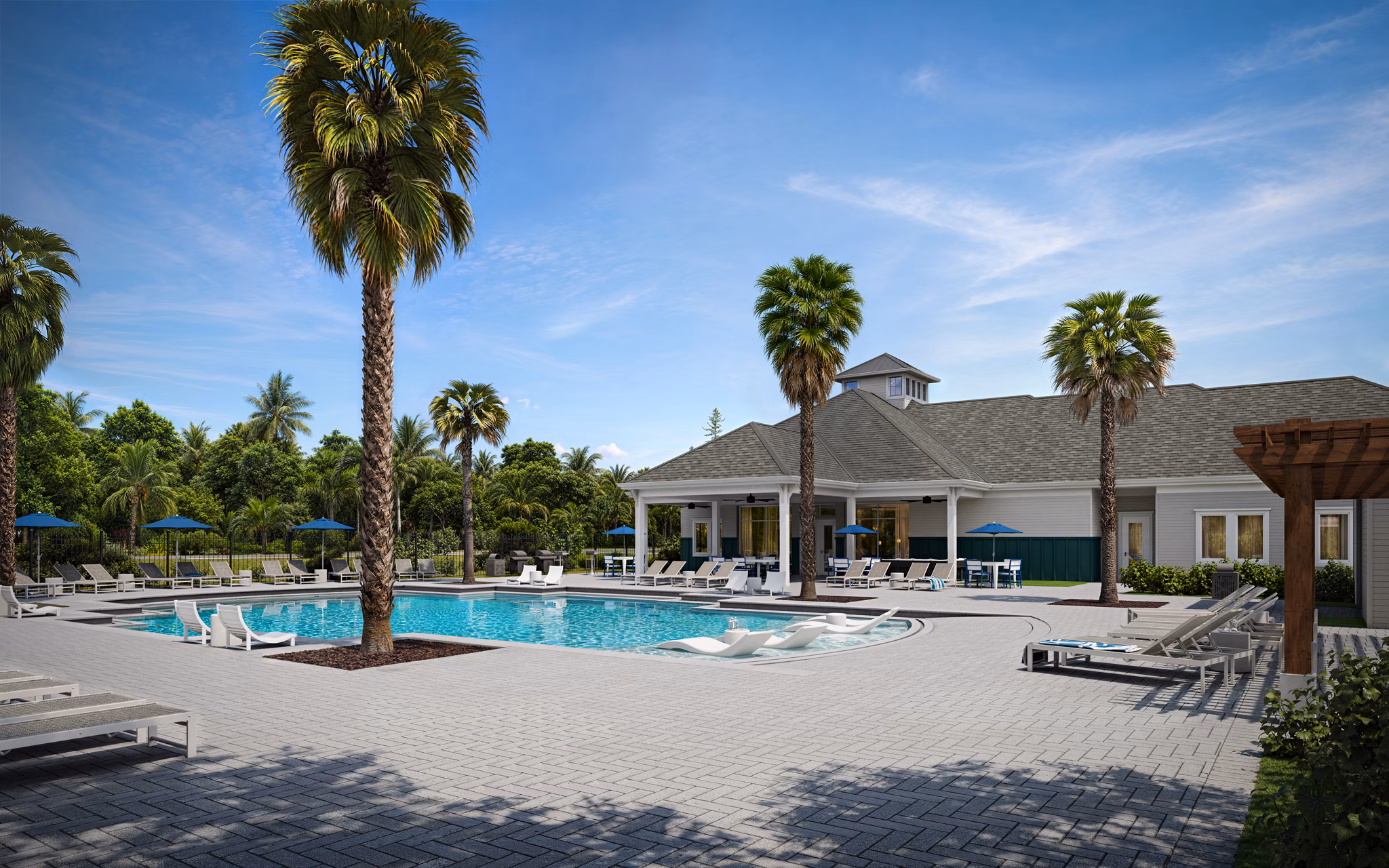 Pool at Abrazo at Robinson Gateway Apartments