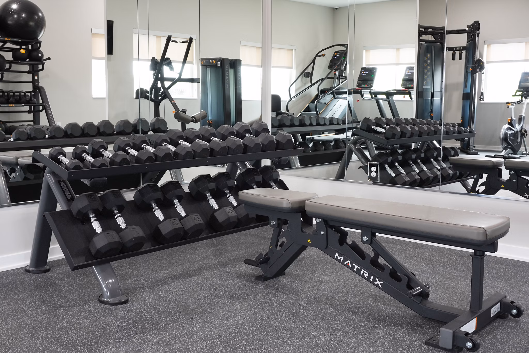 Fitness Center at The Collection at Gretna Landing Apartments