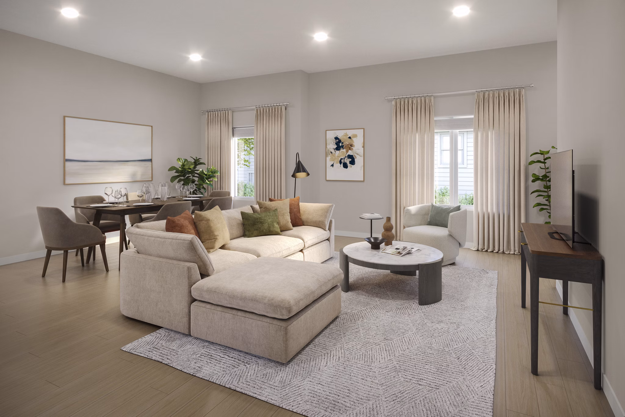 rendering at The Collection at Gretna Landing Apartments
